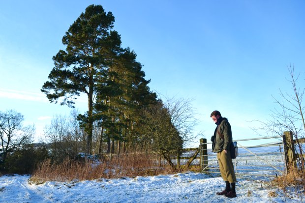 Matt and myself enjoyed the stew after an invigorating walk over the snow-laden hills of Blanchland.